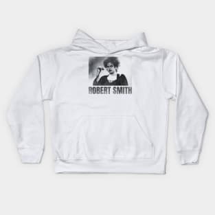 robert smith simple urban black n white Kids Hoodie